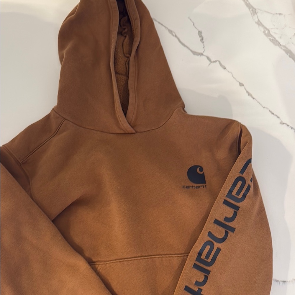 Carhartt Tan Pullover with Logo